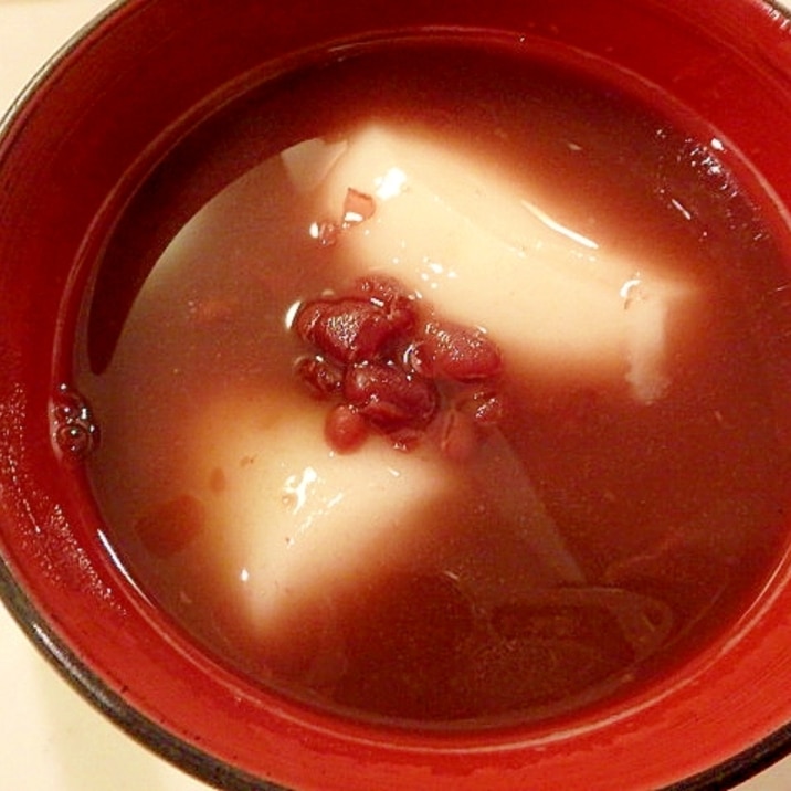 小豆缶で簡単★ぜんざい